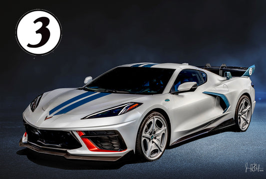 CUNNINGHAM CORVETTE #3 60th ANNIVERSARY